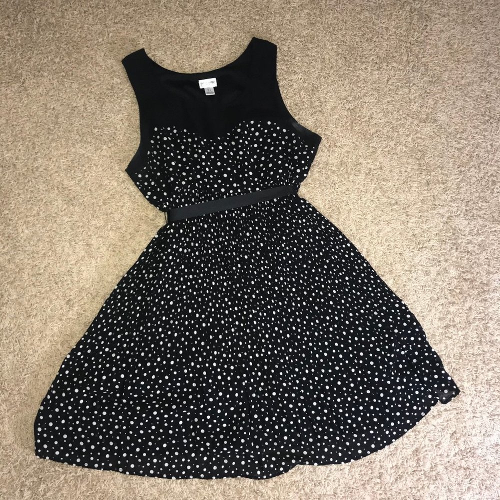Motherhood Maternity Black and White Dress